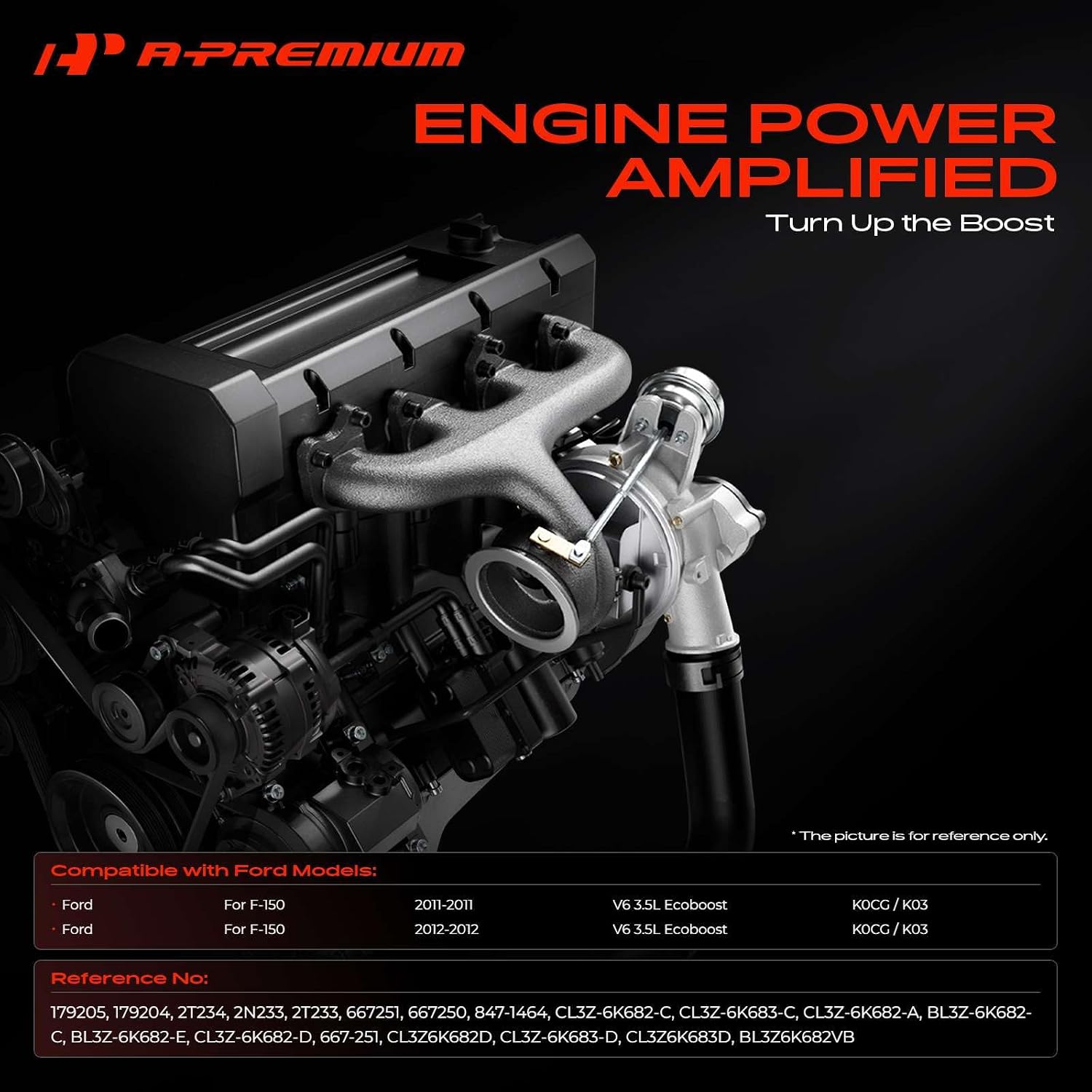 A-Premium Complete Turbo Turbocharger Kit