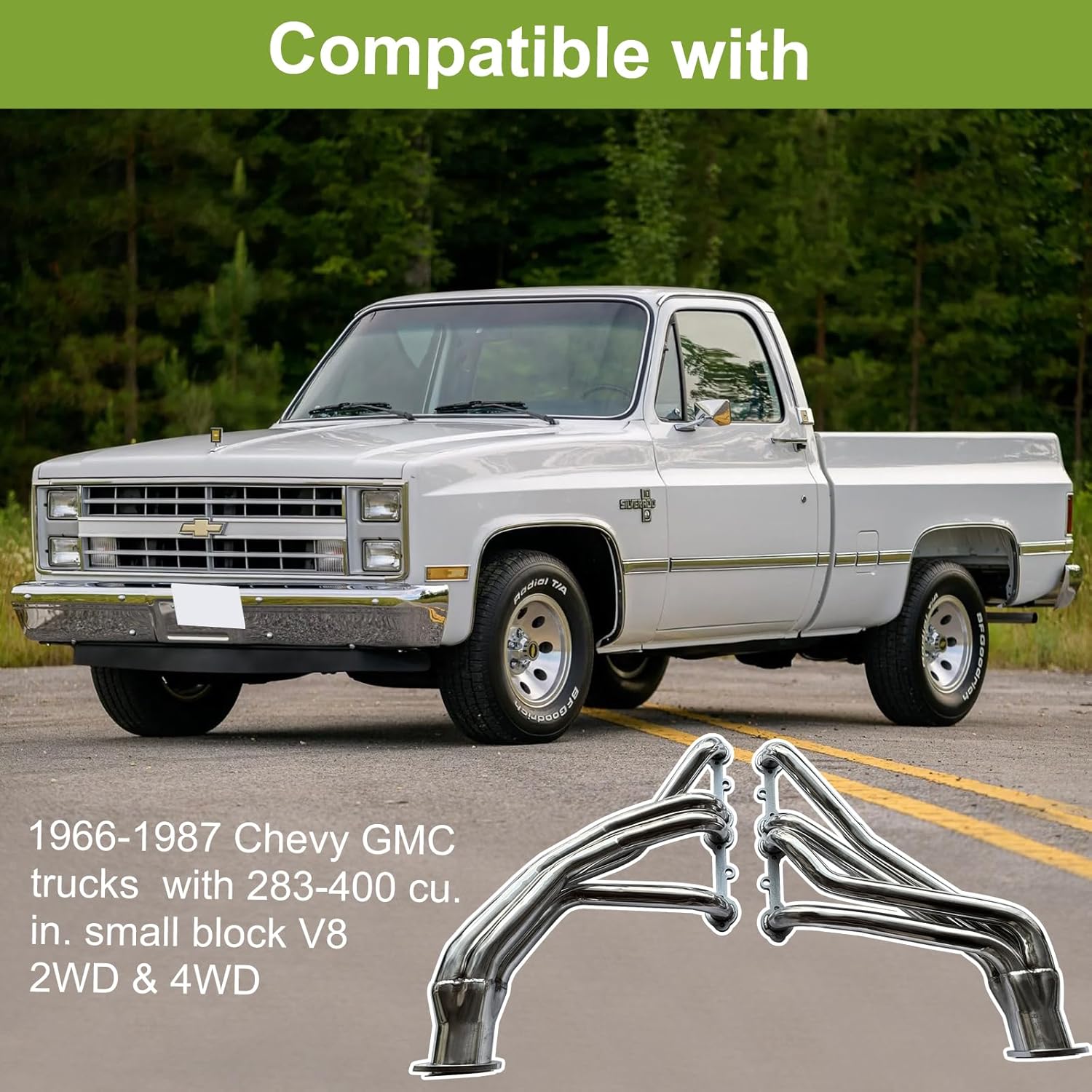 Small Block Chevy Headers for Classic Trucks, Camaros, and Chevelles: Tube Diameter, Coating, and Clearance Reality