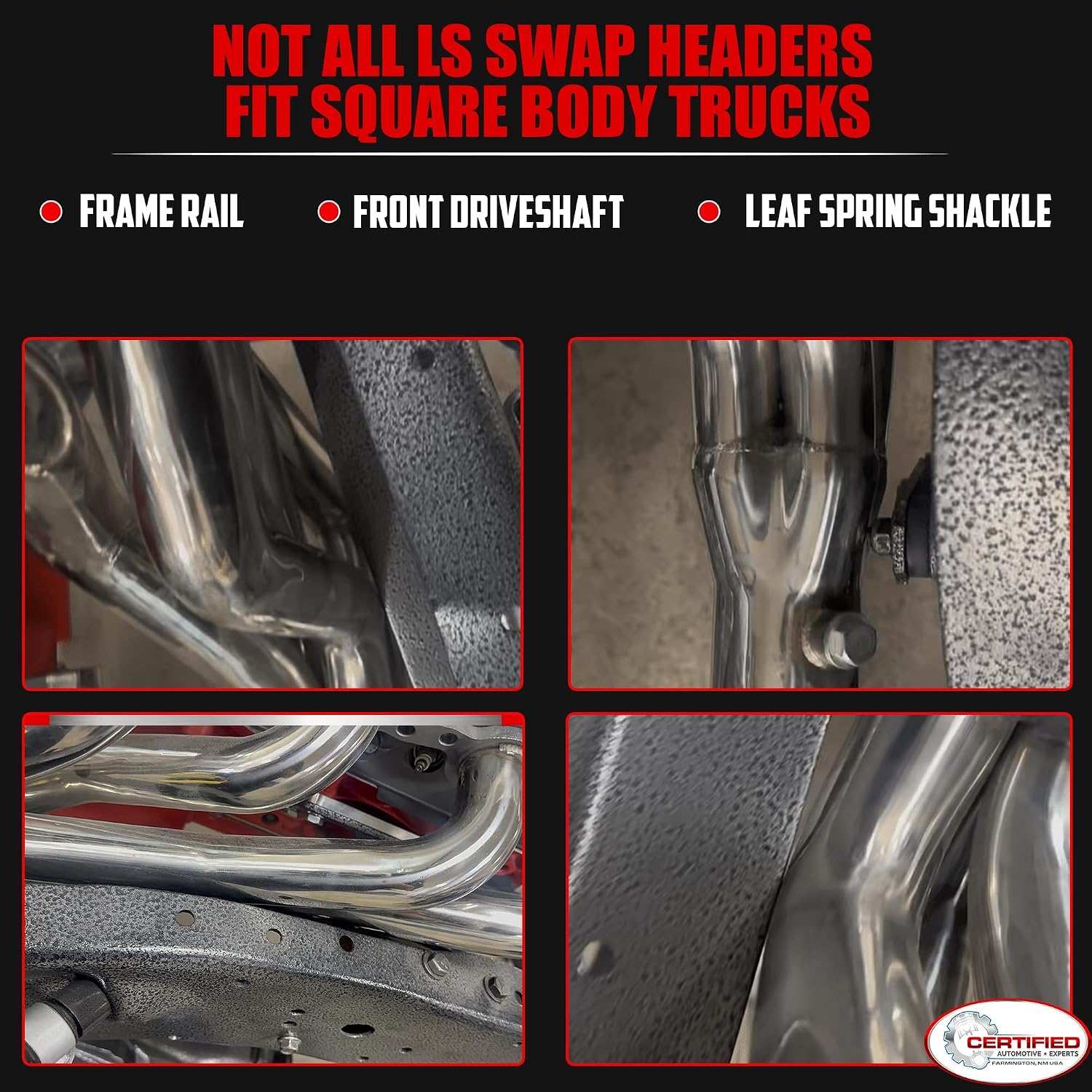 LS Swap Long-Tube Headers for C10 and Square-Body Trucks: Fitment by Year, Coating, and Collector Size
